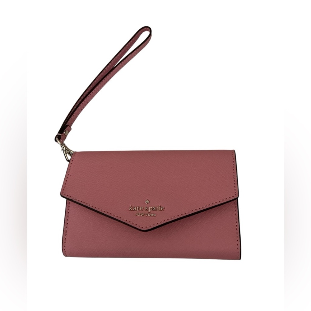 Kate Spade Rose Envelope Clutch Wristlet
